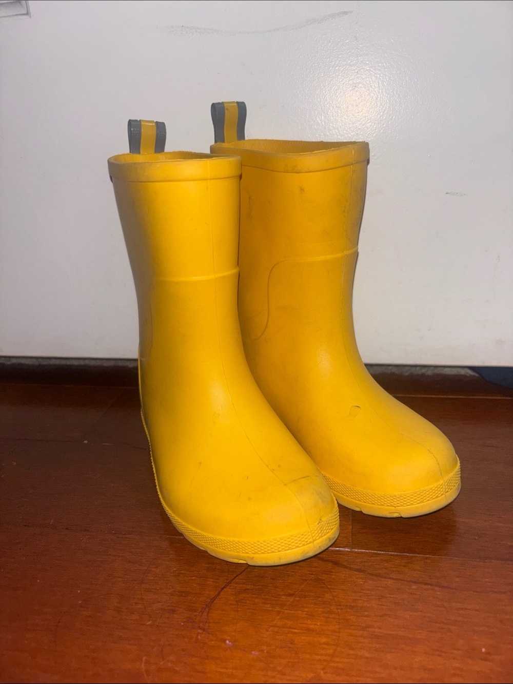 TOTES Kids Yellow Rain Boots - Classic Waterproof Rubber Boots